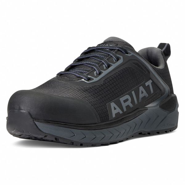 Athletic Shoe, D, 10 1/2, Black, PR