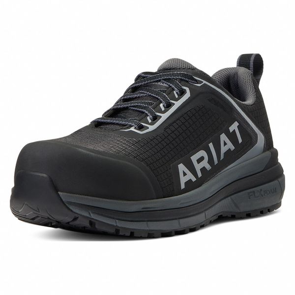 Athletic Shoe, C, 7 1/2, Black, PR