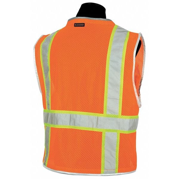 2XL Class 3 High Visibility Vest, Orange