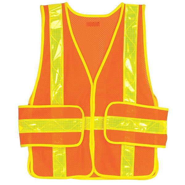 4XL Class 3 High Visibility Vest, Orange