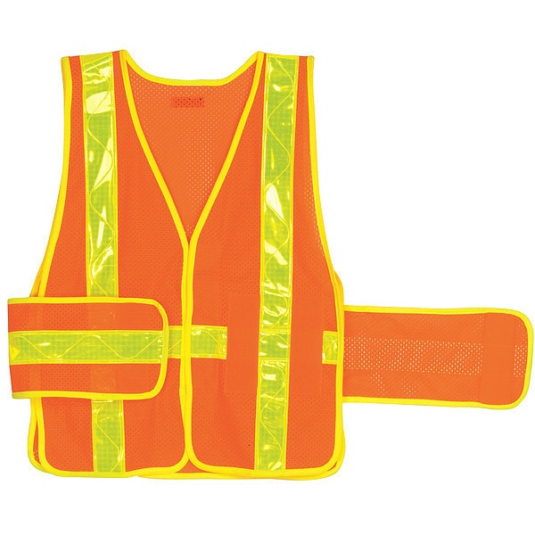 2XL Class 3 High Visibility Vest, Orange