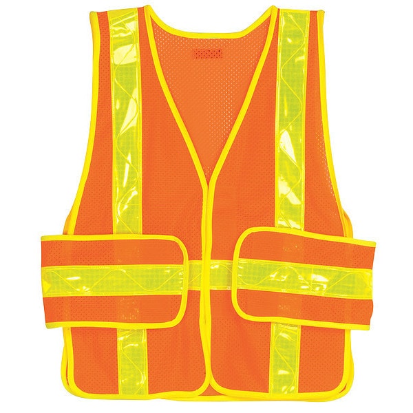 2XL Class 3 High Visibility Vest, Orange