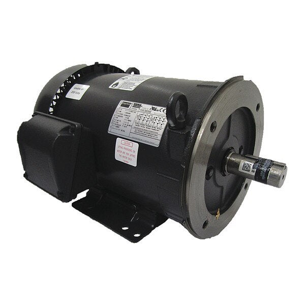 3-Phase General Purpose Motor, 1 1/2 HP, 182TC Frame, 230/460V AC Voltage, 1,170 Nameplate RPM