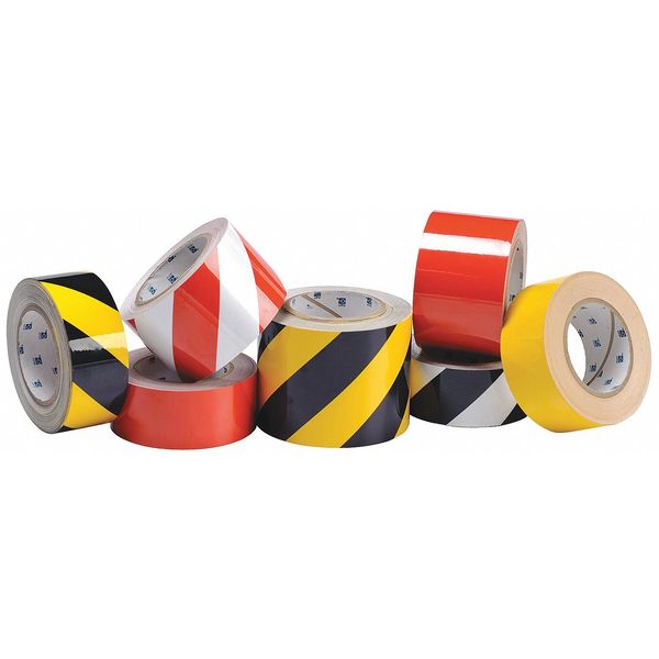 Floor Marking Tape, Roll, 2In W, 100 ft. L