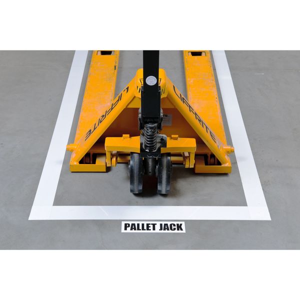 Floor Marking Tape, Roll, 2In W, 100 ft. L