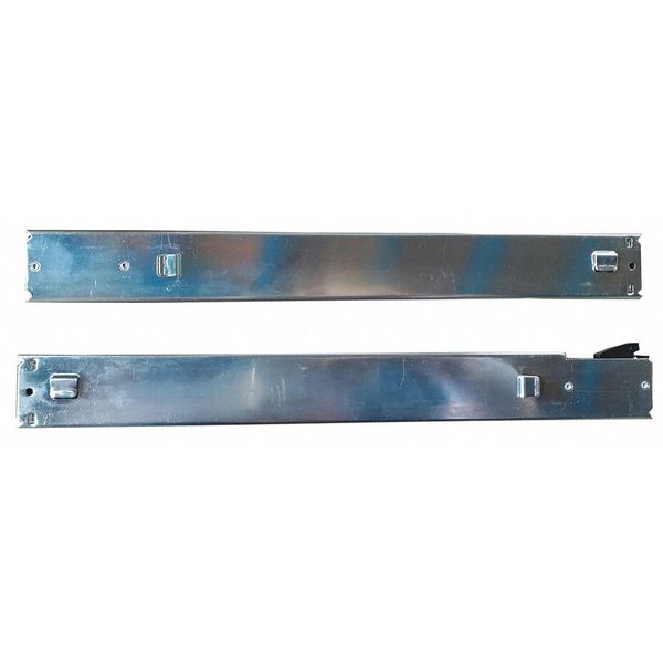 Ball Bearing Drawer Slide, 99 lb.Load Capacity, 16 in L Closed, 2 Slides