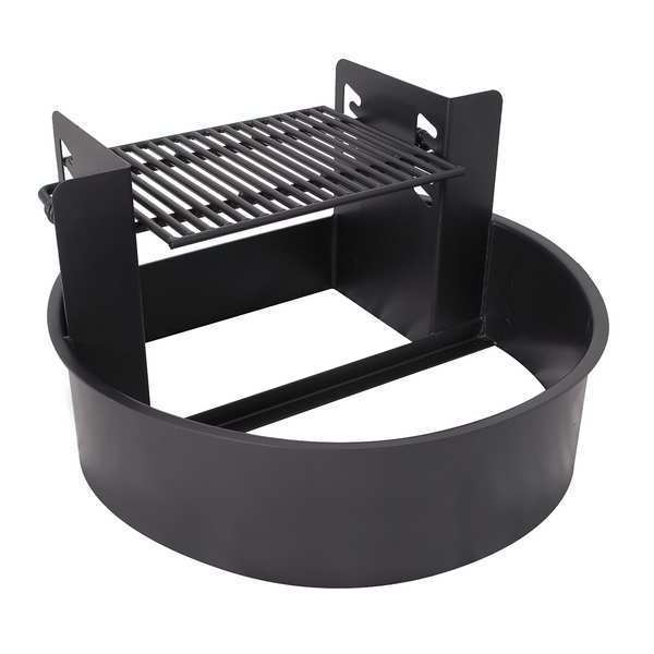 Adjustable Powder Coated Steel Fire Ring