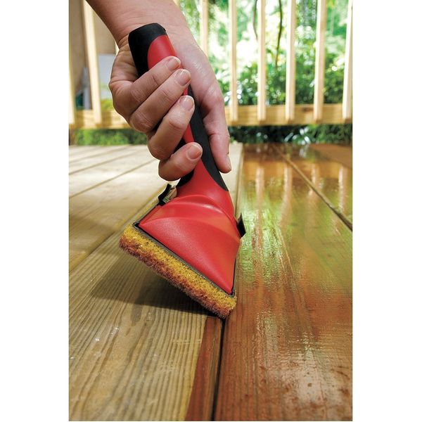 Tear Resistant Paint Pad, 3-3/4x9, Red/Blk