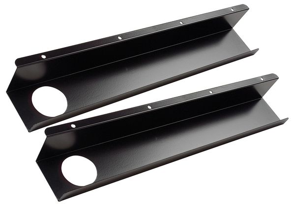 Cable Management Tray, 21-1/2In, Black, 2PK