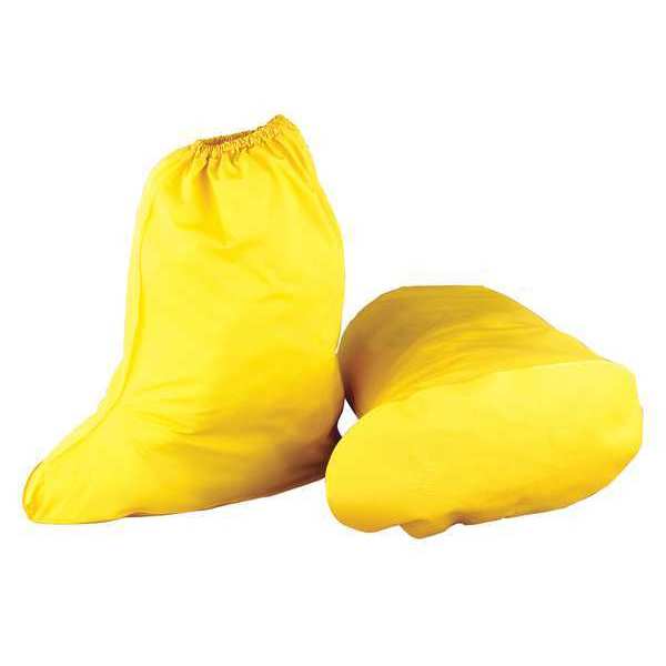 Boot Covers, Slip Resist Sole, L, Yellow, PR