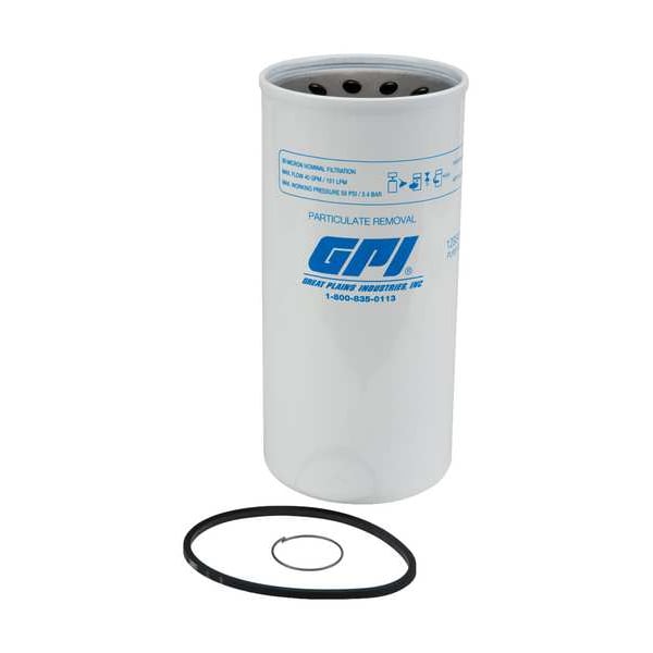 Fuel Filter Canister, 30 Microns, 40 GPM