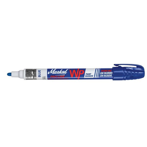Permanent Liquid Paint Marker, Medium Tip, Blue Color Family, Paint