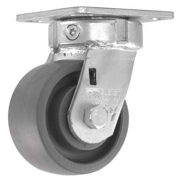 Swivel Plate Caster, CC Nylex, Gray, 4