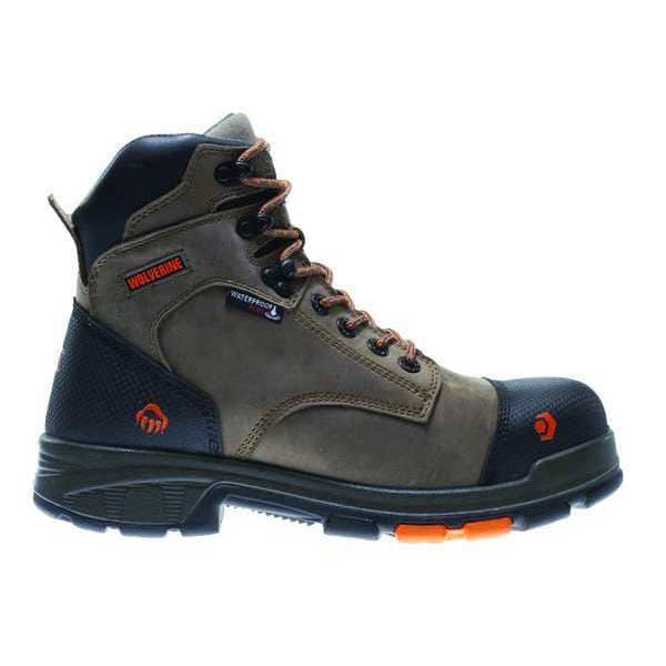 Work Boot, Waterproof, Leather, 6