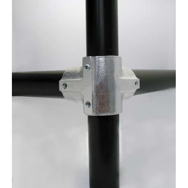 Structural Fitting, Side Outlet Tee, Aluminum, 2 in Pipe Size, 32510 lb Tensile Strength