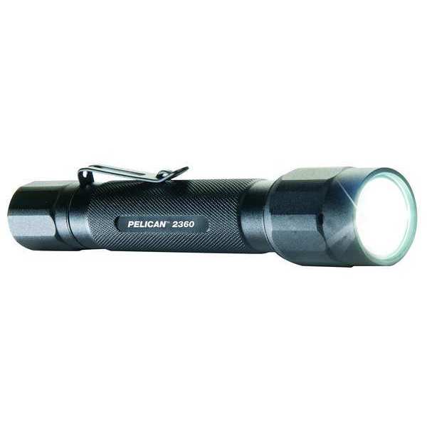 Black No Led Tactical Handheld Flashlight, 375 lm
