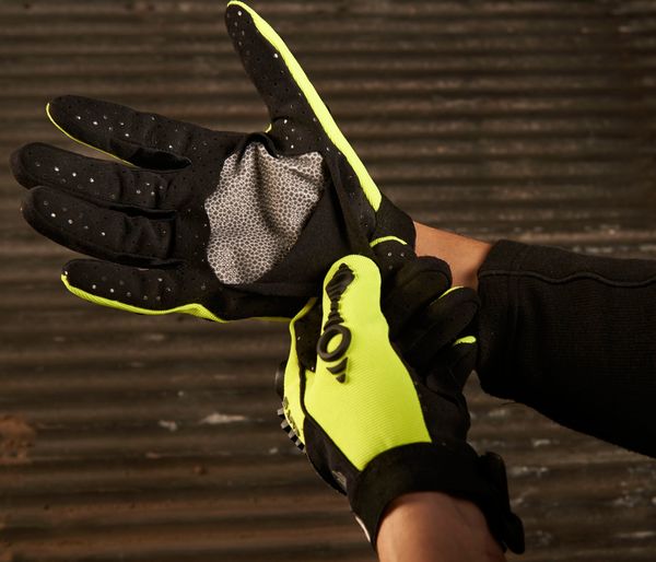 Hi-Vis Cut Resistant Impact Gloves, A8 Cut Level, Uncoated, S, 1 PR