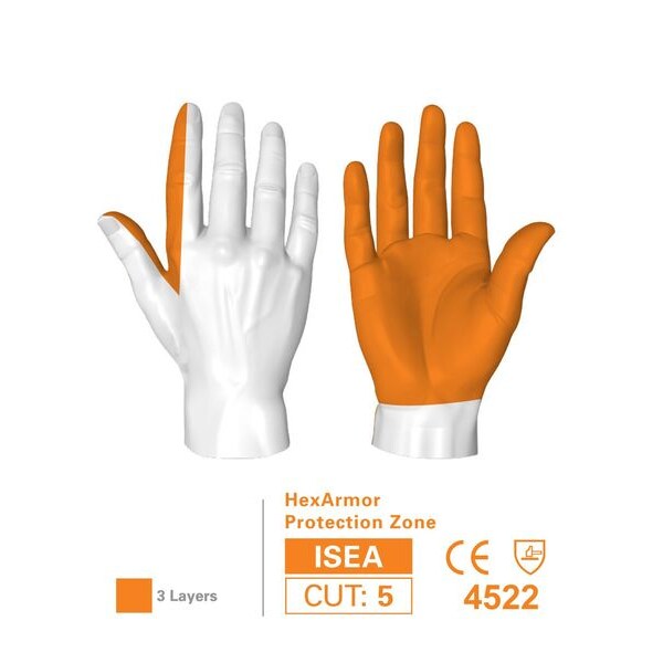 Cut Resistant Gloves, A9 Cut Level, Uncoated, S, 1 PR