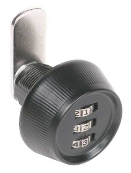 Keyless Combination Cam Locks, Straight For Material Thickness 9/16 in
