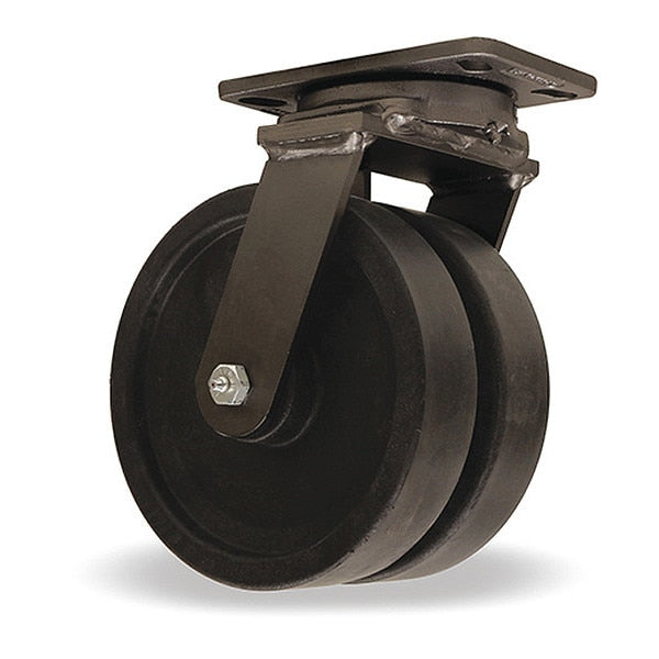High Heat Dual-Wheel HSK2 Inferno Series Kingpinless Swivel Caster , 6