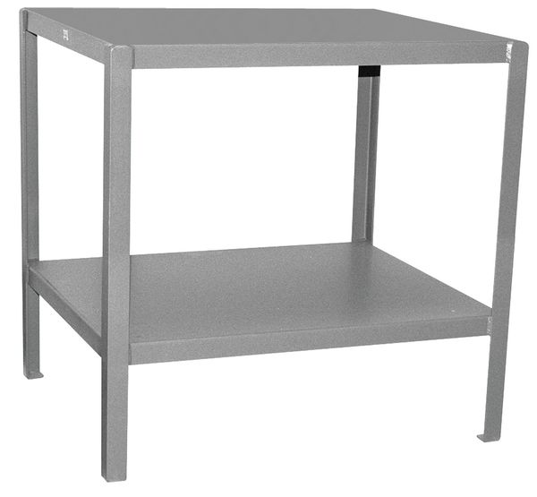 Work Table, Steel, 36 in W, 30 in Height, 2,000 lb, Straight