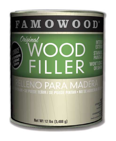 Wood Filler 192 oz Size, Pail Maple Original Wood Filler