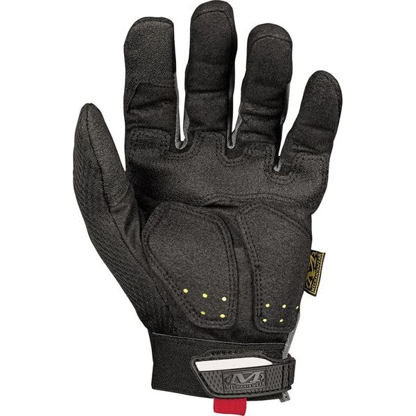 M-Pact Impact Resistant Work Gloves, Vibration Absorption, TPR, Black/Gray, Large, 1 Pair