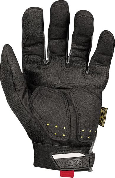 M-Pact Impact Resistant Work Gloves, Vibration Absorption, TPR, Black/Gray, 2XL, 1 Pair