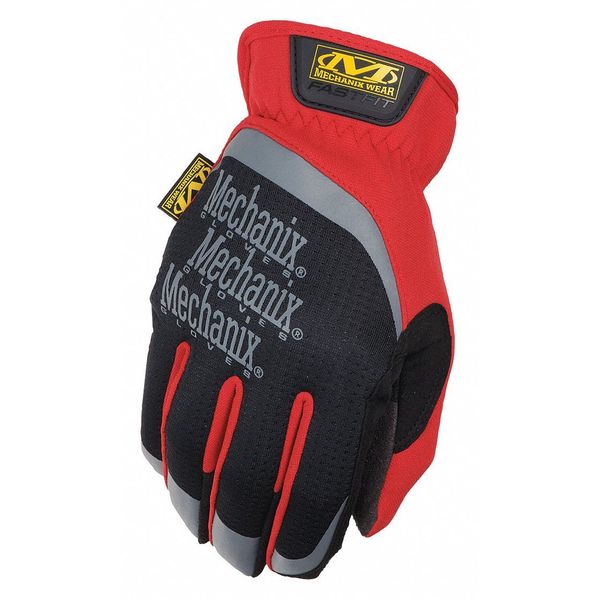 Mechanics Gloves, XL, Red, Anatomically Designed Two-Piece Palm, Form Fitting Trek Dry(R)