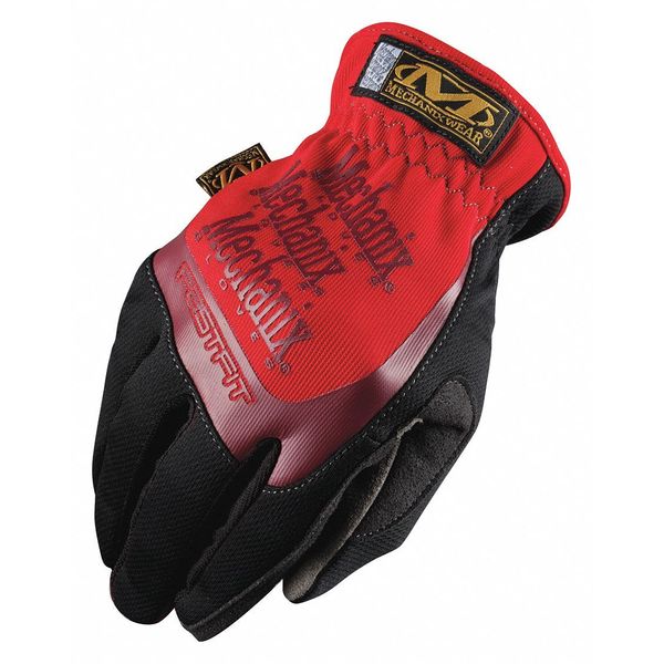 Mechanics Gloves, XL, Red, Anatomically Designed Two-Piece Palm, Form Fitting Trek Dry(R)