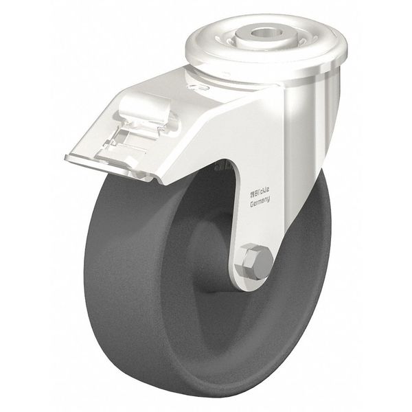 SS, Kingpin Swivel Caster, Nylon, 5