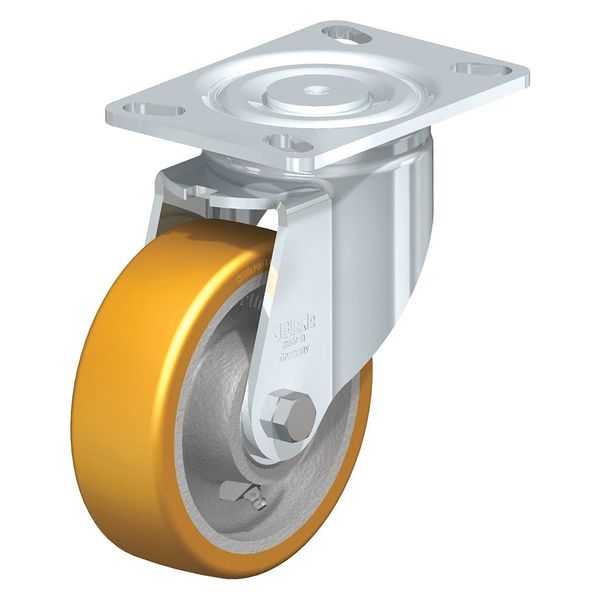 Swivel Plate Caster, PU, 6