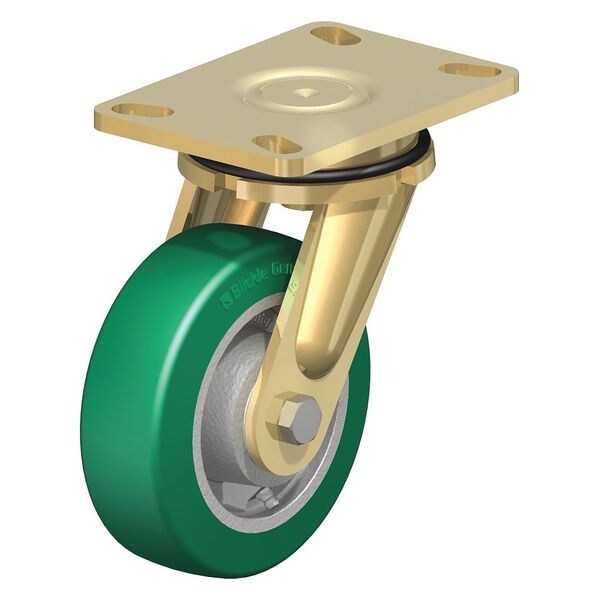 Swivel Plate Caster, PU, 6