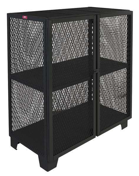 12 ga. Steel Storage Cabinet, 48 in W, 54 in H, Stationary