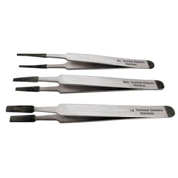 Diamond-Tip Electrical Terminal Cleaners