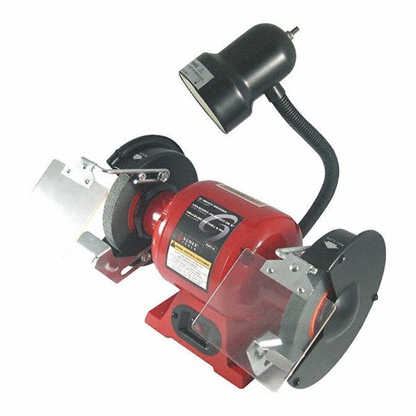 Bench Bench Grinder with Light, 6
