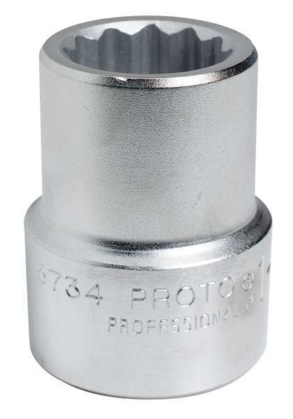1 in Drive, 55mm 12 pt Metric Socket, 12 Points