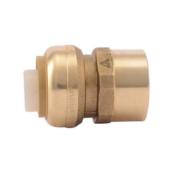 DZR Brass Female Adapter, 1 in Tube Size