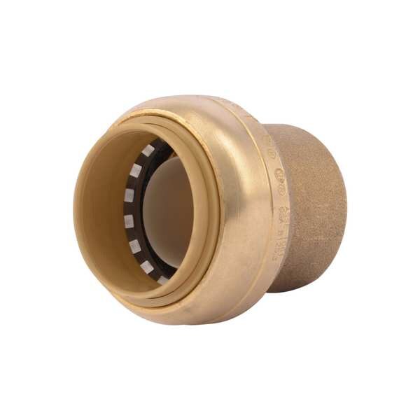 DZR Brass End Stop, 1 in Tube Size