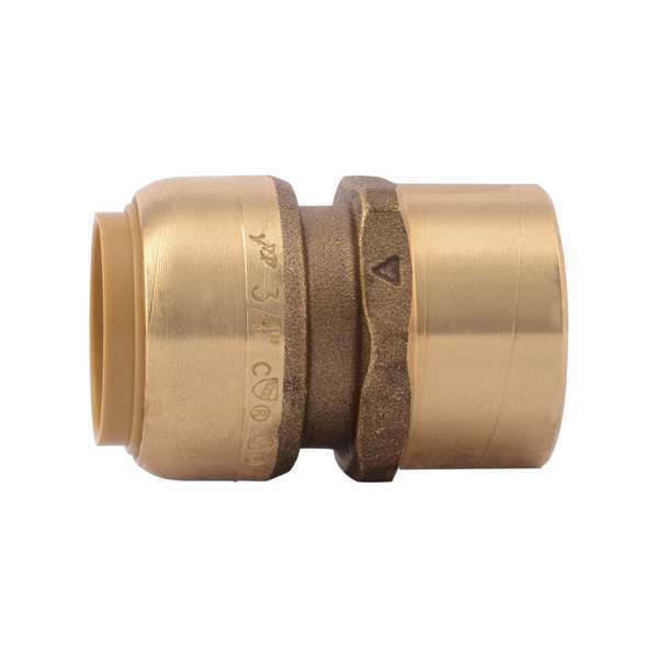 DZR Brass Female Adapter, 3/4 in Tube Size