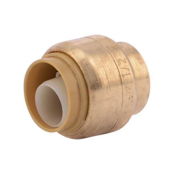 DZR Brass End Stop, 1/2 in Tube Size (Discontinued)