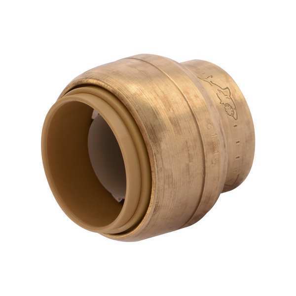 DZR Brass End Stop, 3/4 in Tube Size
