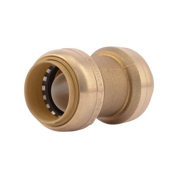 DZR Brass Coupling, 1 in Tube Size