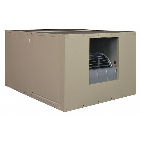 Ducted Evaporative Cooler 5000 cfm, 1800 sq. ft., 7 gal, 3/4 HP, Belt