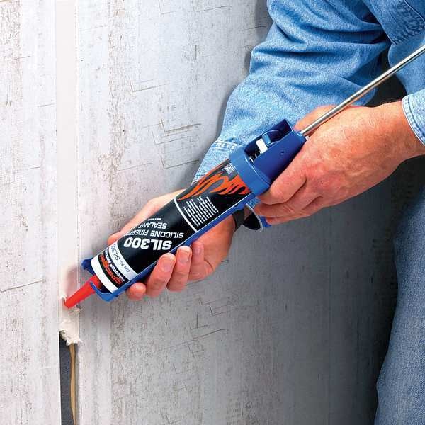 Fire Barrier Sealant, 10.1 oz., Limestone