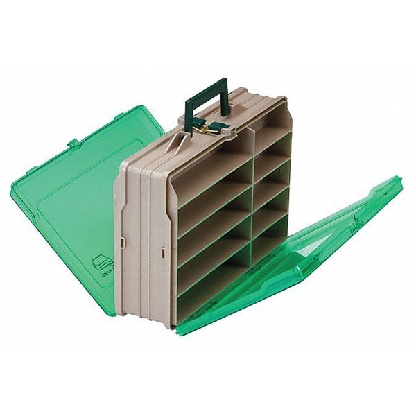 Compartment Box with 19 compartments, Plastic, 4 1/4 in H x 13 1/2 in W