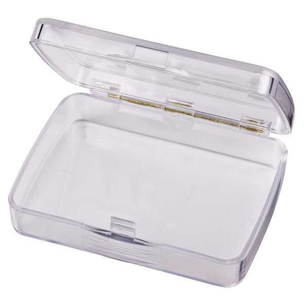Storage Box with 1 compartments, Plastic, 1 1/16 in H x 2-3/4 in W
