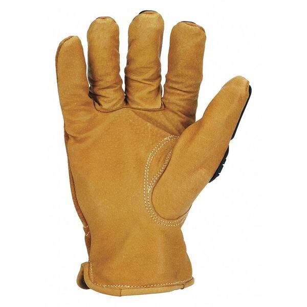 Cut Resistant Impact Gloves, A5 Cut Level, Uncoated, L, 1 PR