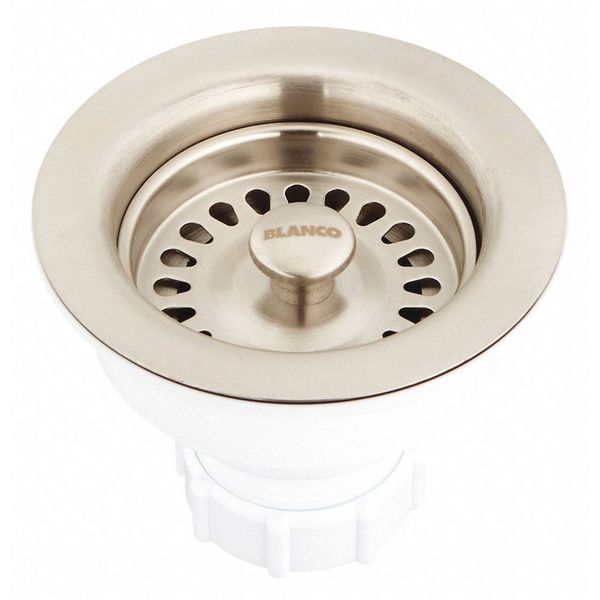 Basket Strainer Drain Assembly - Stainless Steel