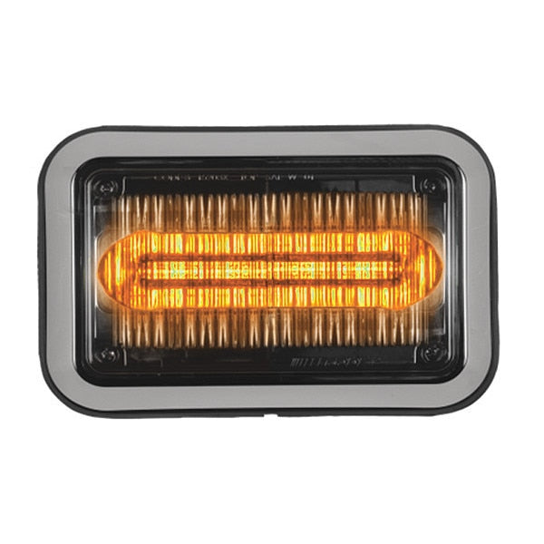 LED PrizmIi, Bezel, Amber, 4